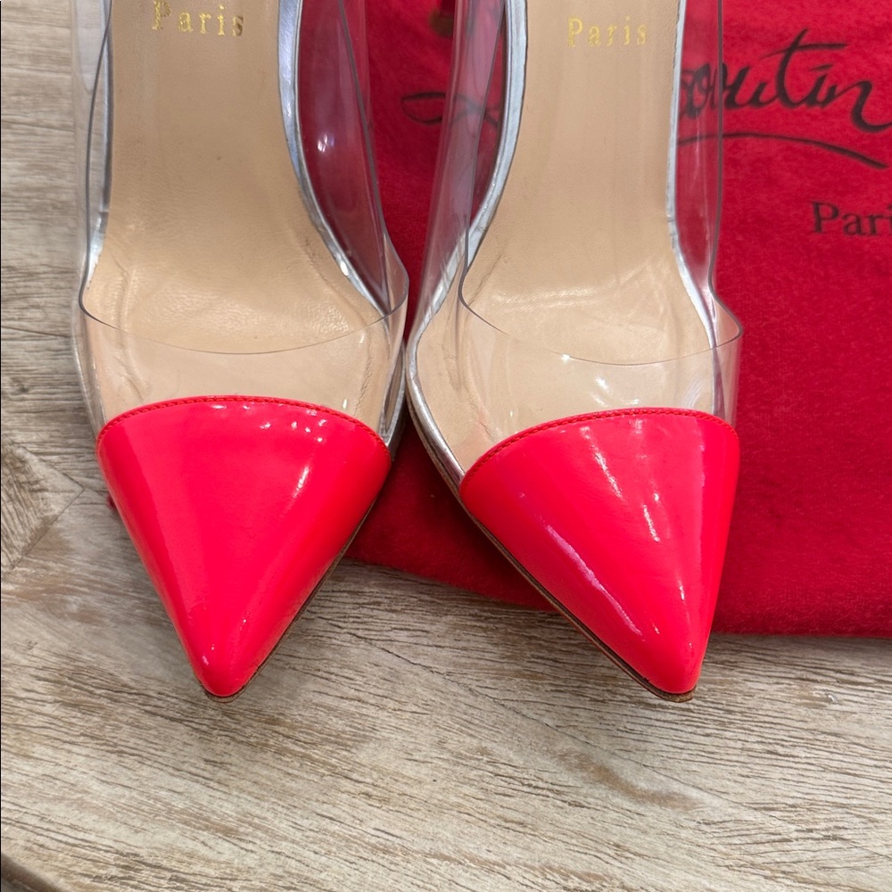 Christian Louboutin 
Christian Louboutin Neon Pink Patent Leather - Picture 5 of 6